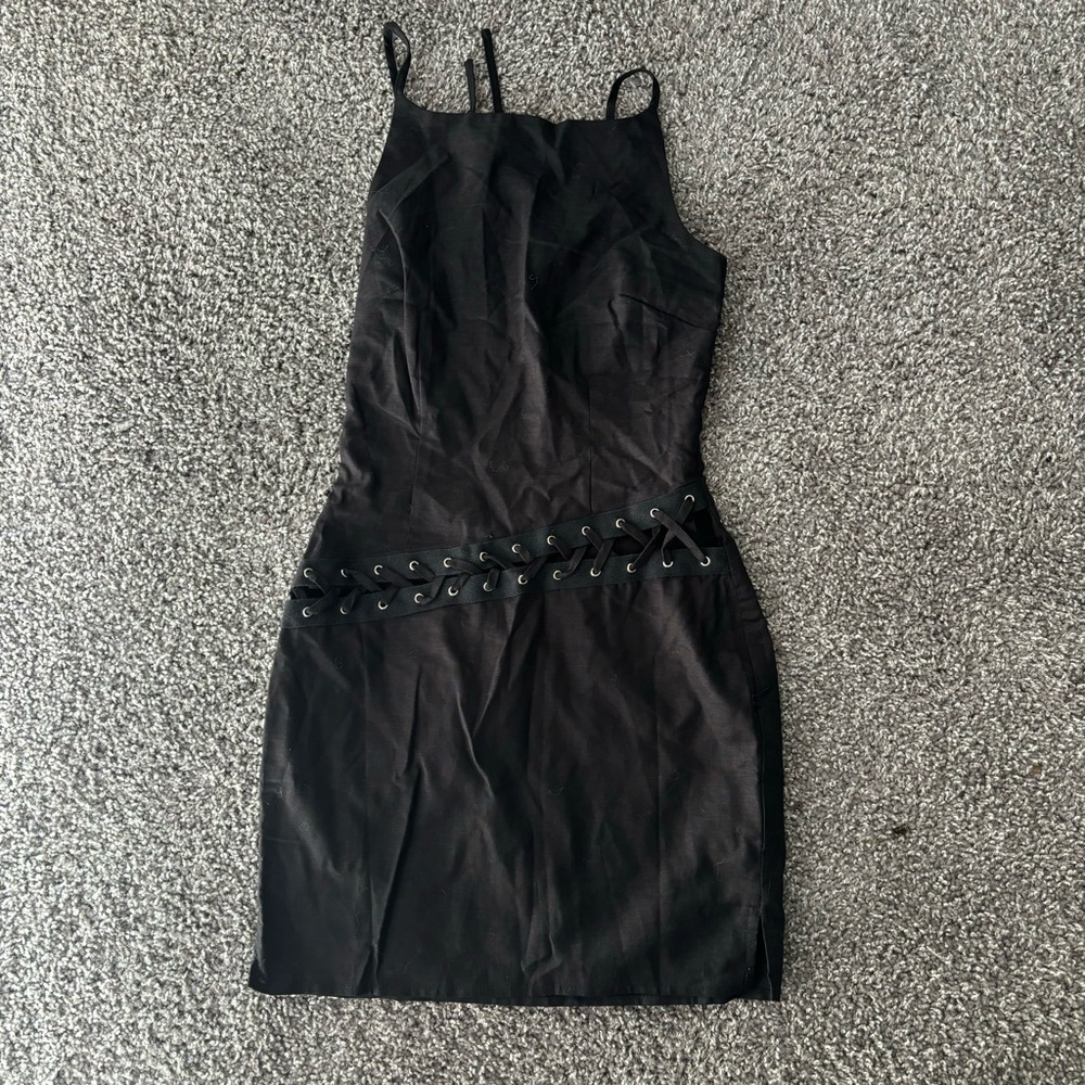 Peppermayo Black Studded Mini Dress - Picture 4 of 7